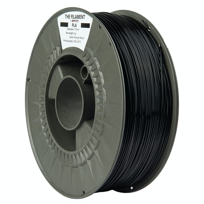 The Filament PLA 1,75 mm Noir Midnight Black 1kg - Spectrum