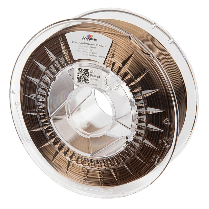 Bobine Fil 3D PLA SILK 1.75mm Cinnamon Bronze 1kg