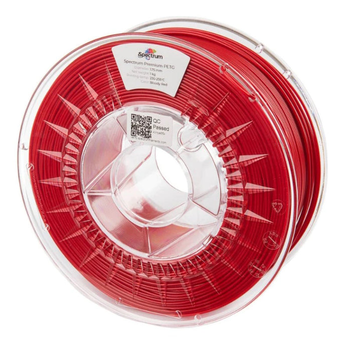 Filament PETG rouge Bloody Red Spectrum 1kg 1,75 mm
