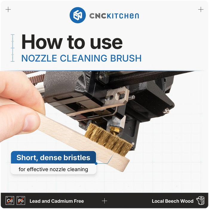 Brosse pour nettoyage des buses - CNC Kitchen