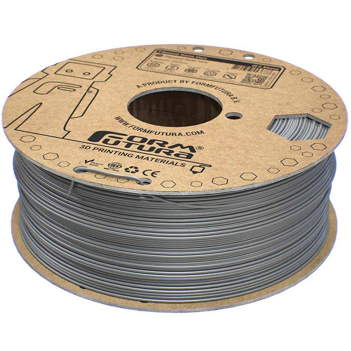 Filament PETG gris aluminium FormFutura 1 kg 1,75 mm