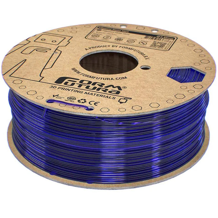 Filament PETG bleu translucide 1kg Formfutura 1,75mm