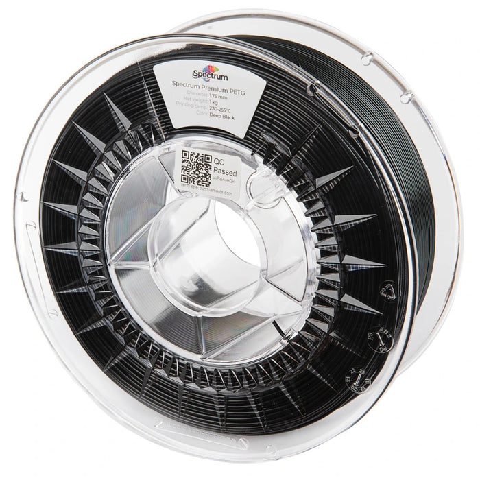 Fil PETG noir Premium Spectrum 1kg - 1,75 mm