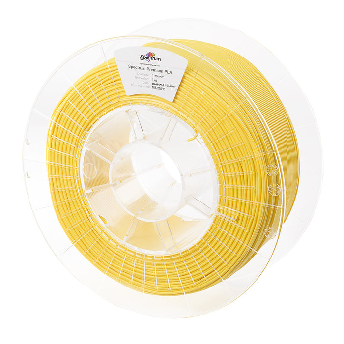 Filament PLA Jaune Bahama Spectrum 1 kg - 1,75 mm
