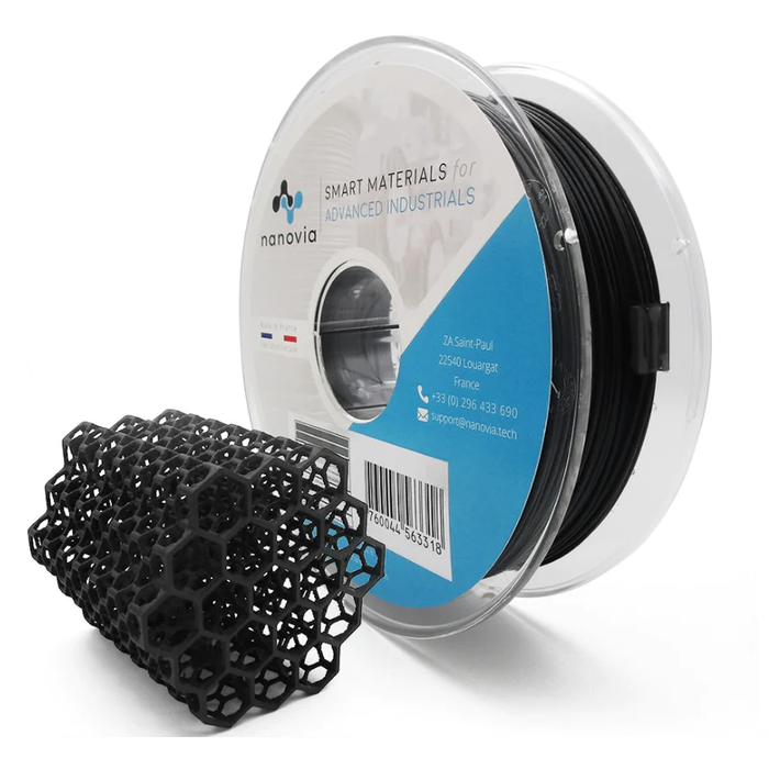 Filament alliage ABS/Aramide Nanovia 2.85 mm Noir - 750g