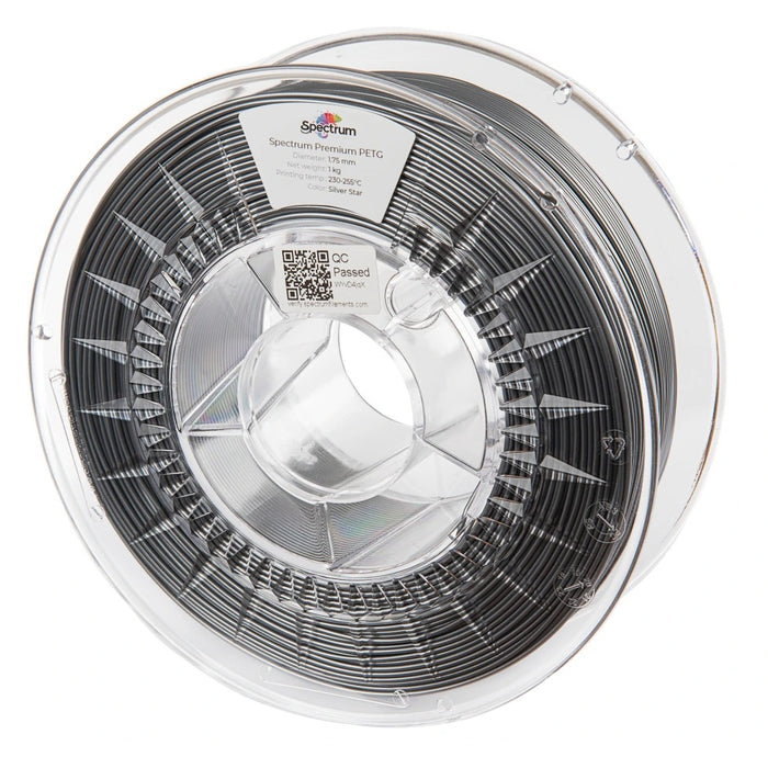 Bobine PETG Spectrum Silver Star 1kg 1,75mm