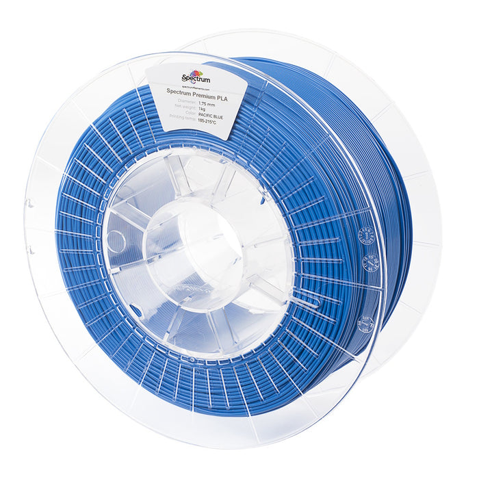 Bobine PLA bleu Pacific Blue Spectrum 1 kg - 1,75 mm RAL 5015