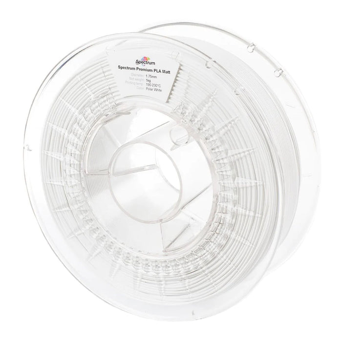Filament PLA MATT 1.75 mm Spectrum Blanc Polar White 1kg