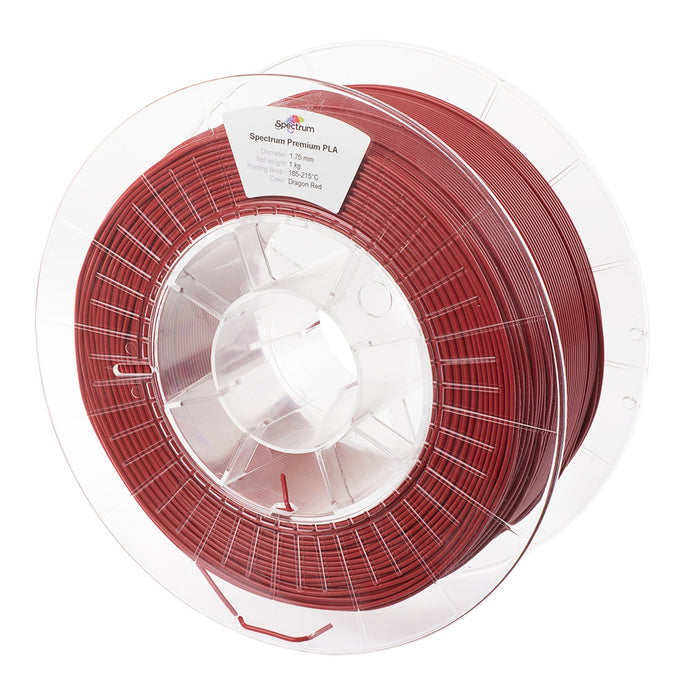 Bobine PLA rouge foncé Spectrum 1 kg - 1,75 mm