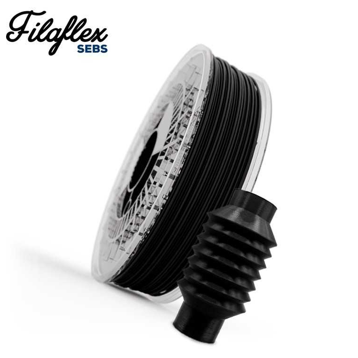 Filament SEBS 90A  Filaflex 1.75 mm noir 600g