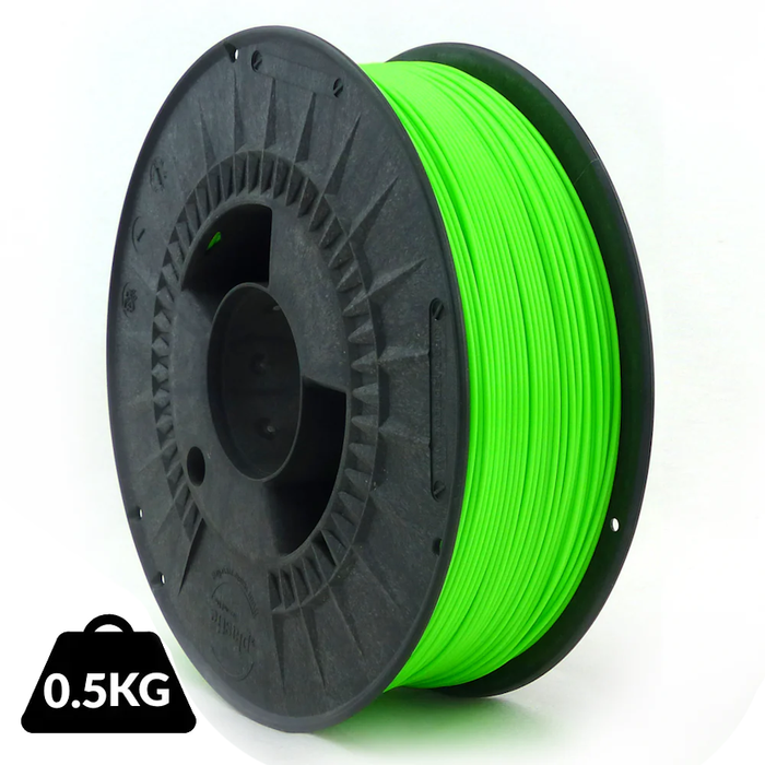 Fil TPU 95A vert fluo 0,5 kg Arianeplast 1,75 mm