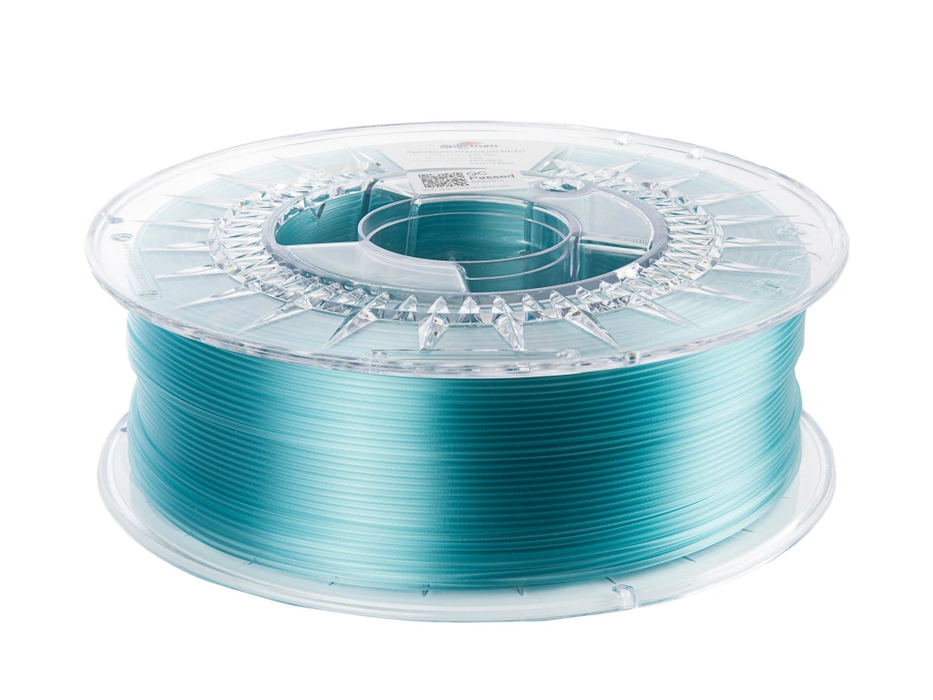 Bobine PETG bleu translucide Iceland Blue Spectrum 1kg 1,75mm