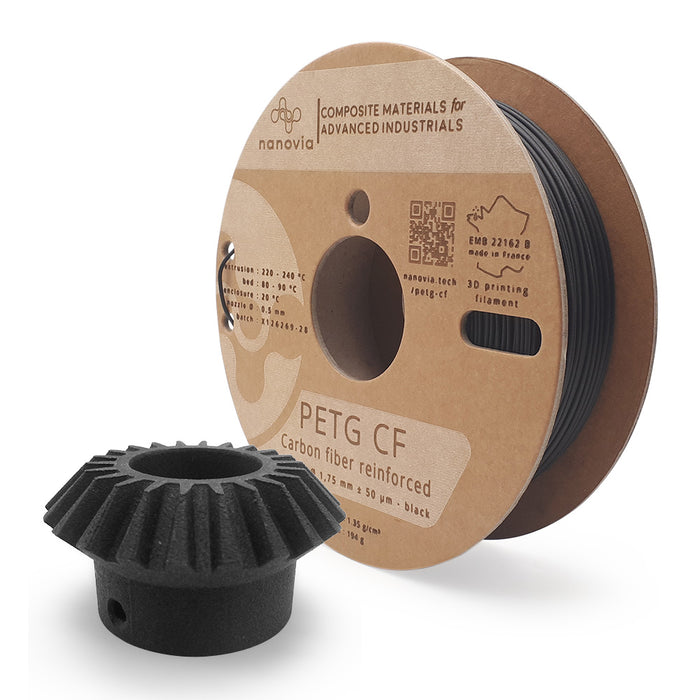PET-G + Carbone 1.75 mm Nanovia PETG CF - 0.5kg