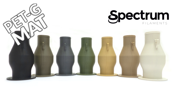 PET-G MATT Spectrum : applications esthétiques & solides