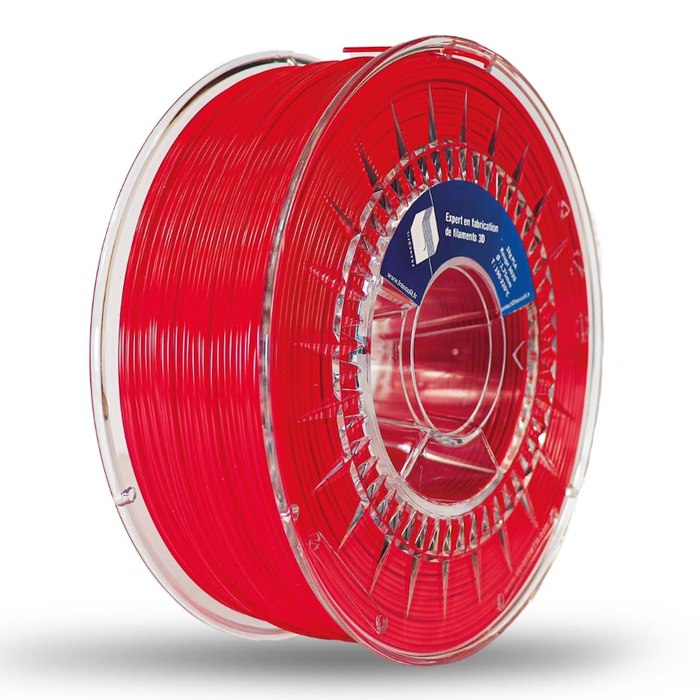 Fil PETG Rouge Francofil 1.75 mm 1kg Fabriqué en France