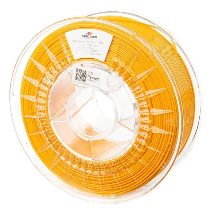 Filament PETG jaune Signal Yellow Spectrum 1kg 1,75mm