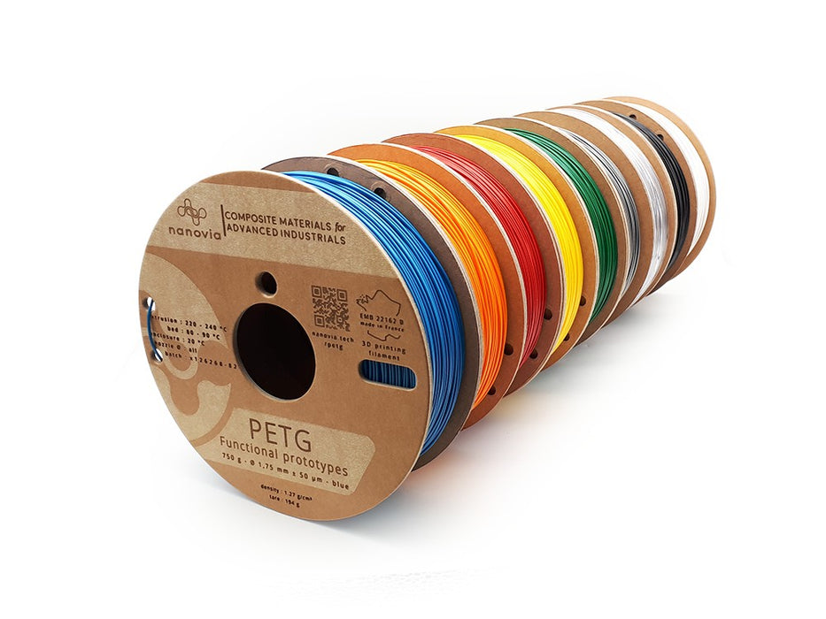 Filament PET-G Nanovia Jaune - 1.75mm 750g