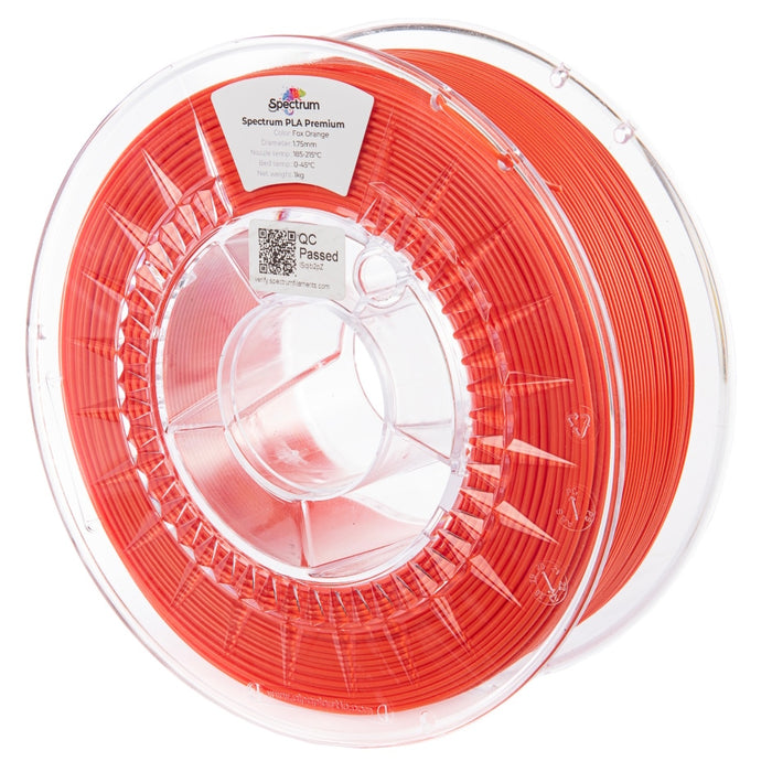 Fil PLA Orange Fox Orange Spectrum 1 kg - 1,75 mm