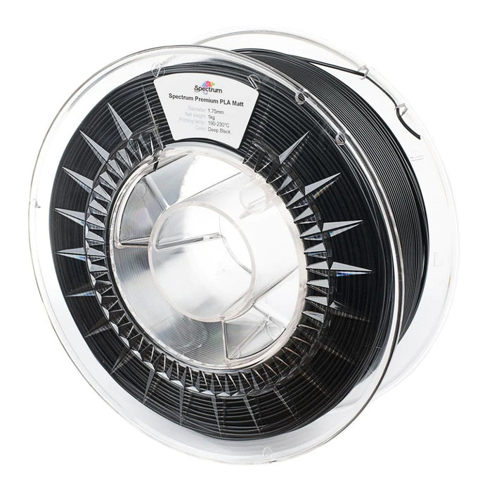 PLA Mat noir profond 1.75mm Spectrum - 1kg