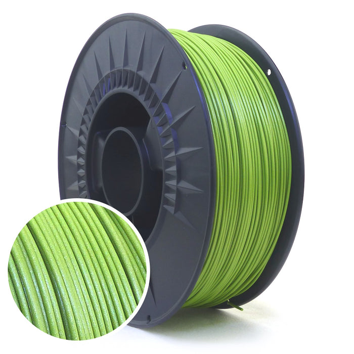 Bobine PLA Vert Métallisé ArianePlast 1kg 1,75mm