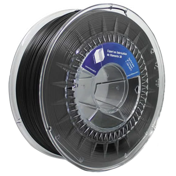 Bobine PLA Noir Francofil 1 kg fabrication française 1,75mm