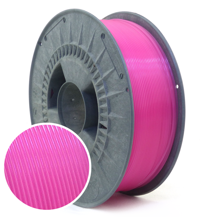 PLA Rose Fushia translucide 1kg Arianeplast - 1,75 mm