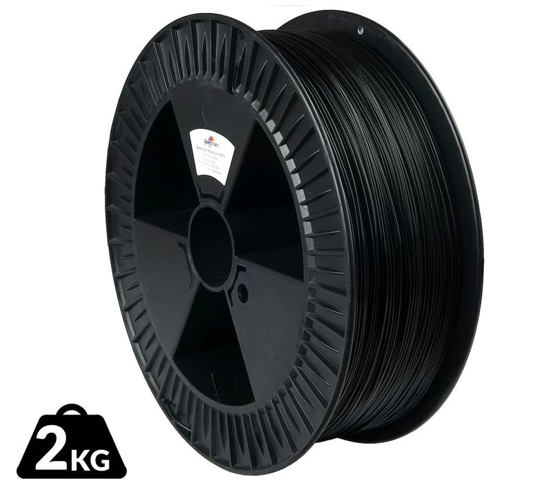 PLA Mat noir profond 1.75mm Spectrum - 2kg