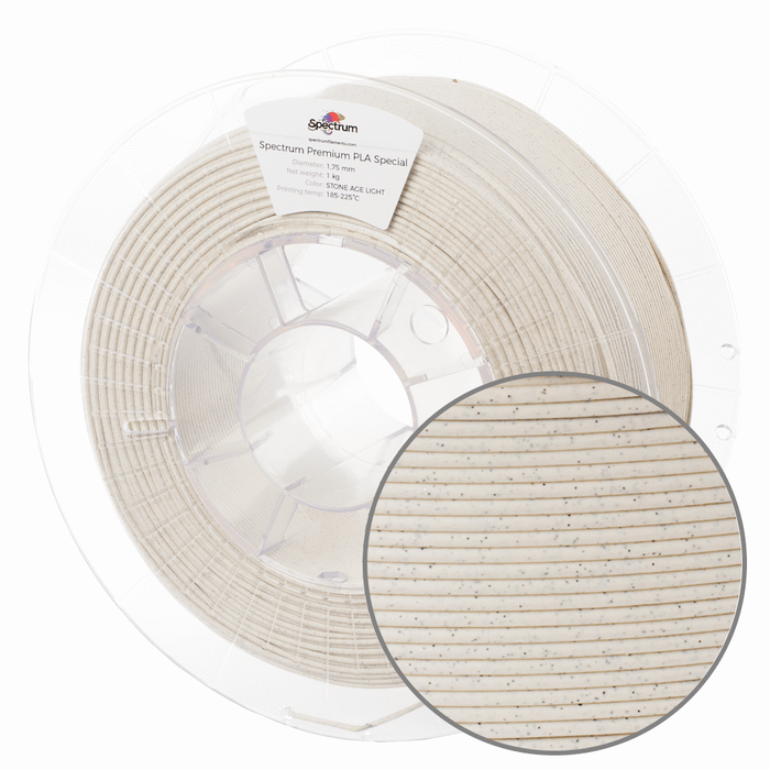 PLA Stone Age Spectrum Light 1.75 mm 1 kg - Beige marbré