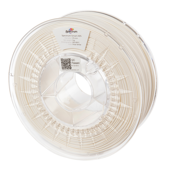 Smart ABS 1.75 mm 1kg Blanc Spectrum - Polar White