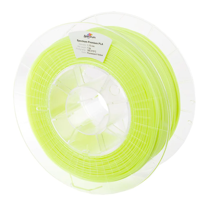 Filament PLA Jaune fluo pâle Spectrum 1 kg - 1,75 mm