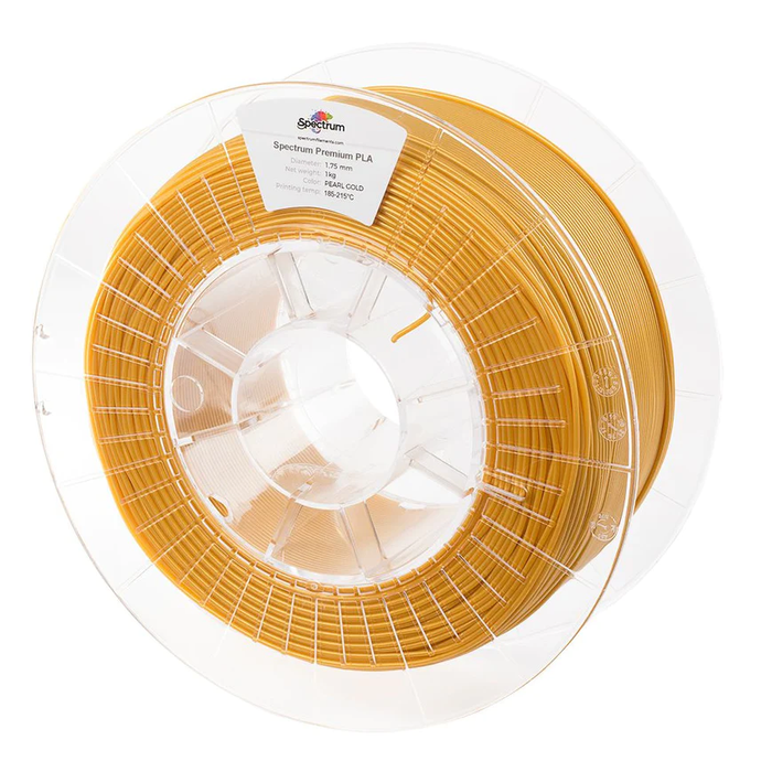 Bobine PLA Or Pearl Gold Spectrum 1 kg - 1,75 mm