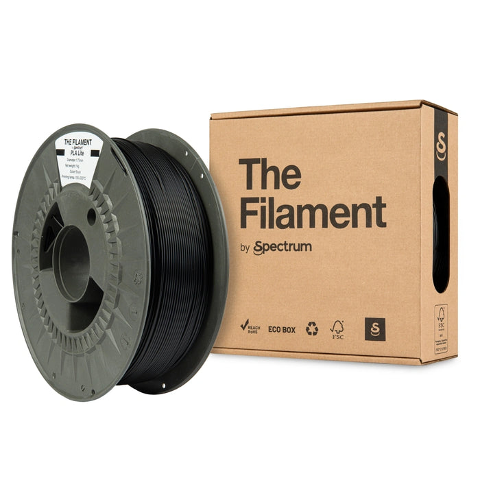 The Filament PLA Lite 1,75 mm Noir 1kg - Spectrum