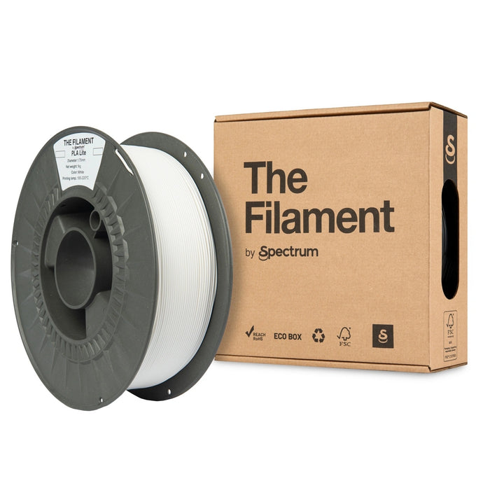 The Filament PLA Lite 1,75 mm Blanc 1kg - Spectrum
