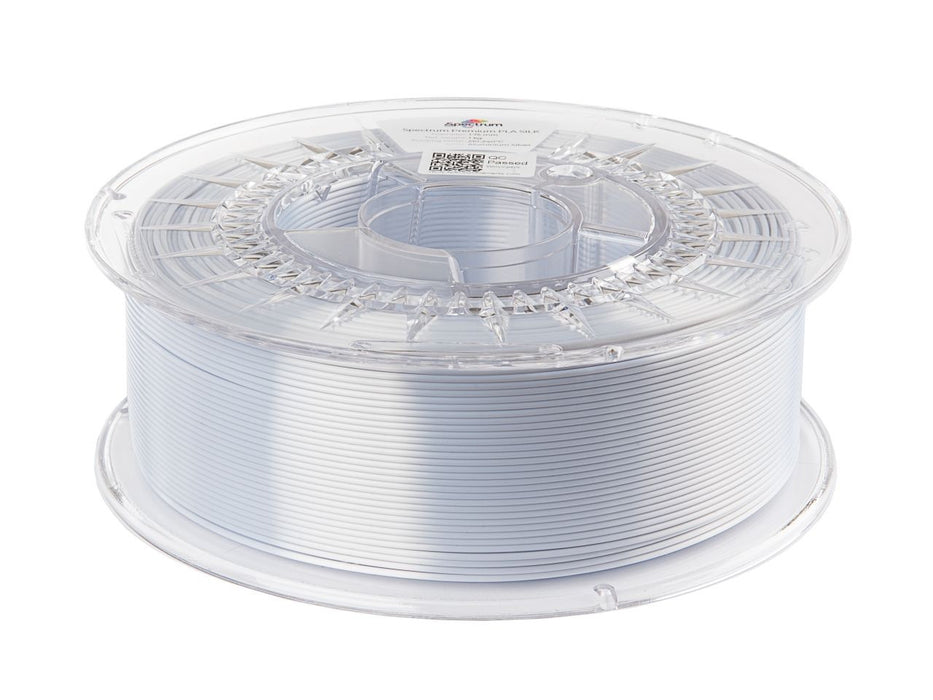 Bobine PLA Glossy/SILK Aluminium Silver 1.75 mm 1kg Spectrum