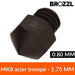 Buse 1.75 mm BROZZL MK8 acier trempé - 0,8 mm