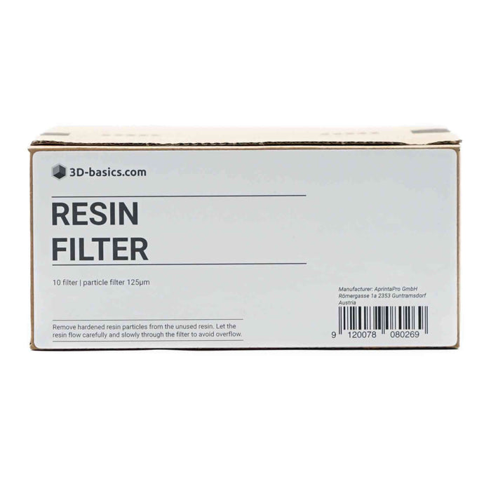 Filtre pour résine 125 microns - lot de 10
