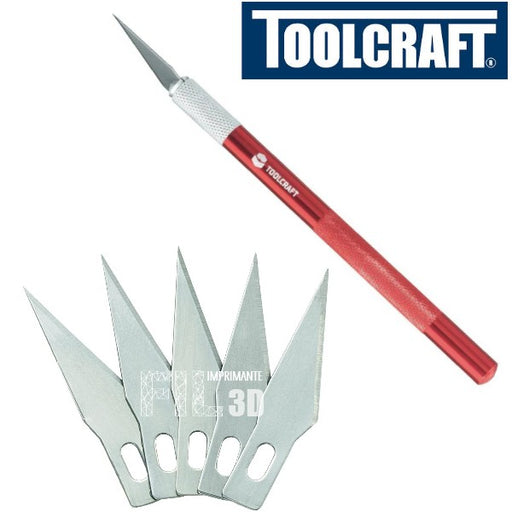 Scalpel - Cutter + 5 lames de rechange